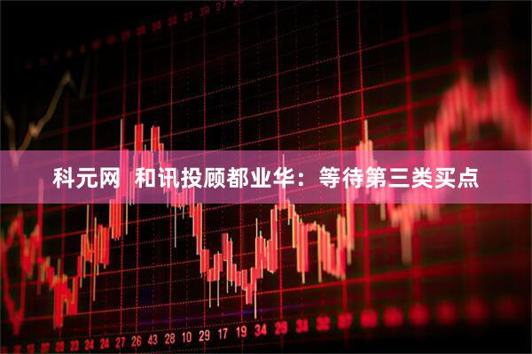 科元网  和讯投顾都业华：等待第三类买点