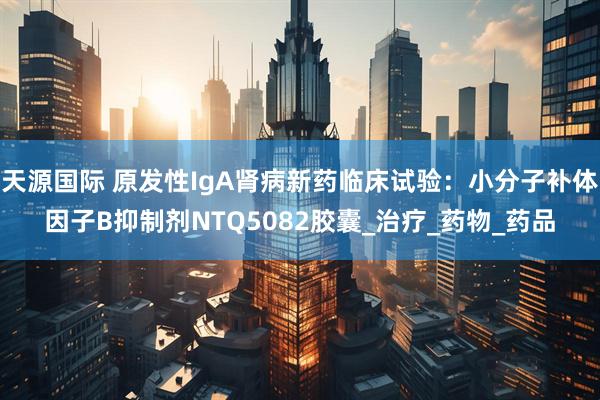 天源国际 原发性IgA肾病新药临床试验：小分子补体因子B抑制剂NTQ5082胶囊_治疗_药物_药品