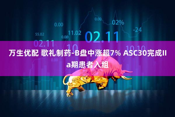 万生优配 歌礼制药-B盘中涨超7% ASC30完成IIa期患者入组