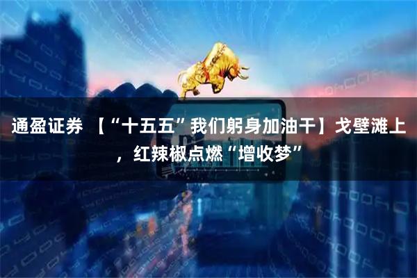 通盈证券 【“十五五”我们躬身加油干】戈壁滩上，红辣椒点燃“增收梦”